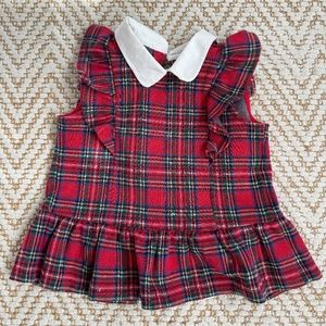 Janie and Jack Christmas tartan size 4T